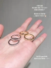 Zircon ring for women, simple and unique design, a niche Korean fairy organ, only -57 details Picture